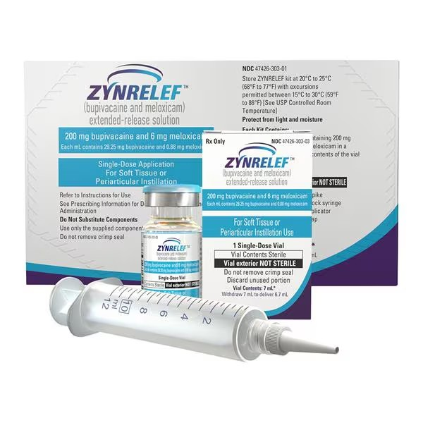 Zynrelef Extended-Release Injection 200mg/6mg SDV 7mL Each (47426030301)
