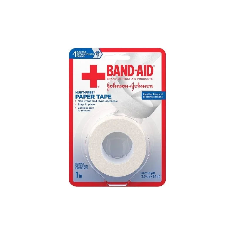 HURT-FREE Paper Tape, 1" x 10 yds, Non-Dispenser, 6/pk, 8 pk/cs (Continental US+HI Only) (Pricing Subject to Change without Prior Notification)