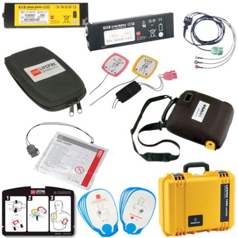 LiMnO2 Non-Rechargable Battery, For Use with the LIFEPAK 1000 Defibrillator (Item is considered HAZMAT and cannot ship via Air or to AK, GU, HI, MP, PR, VI) (Continental US Only)