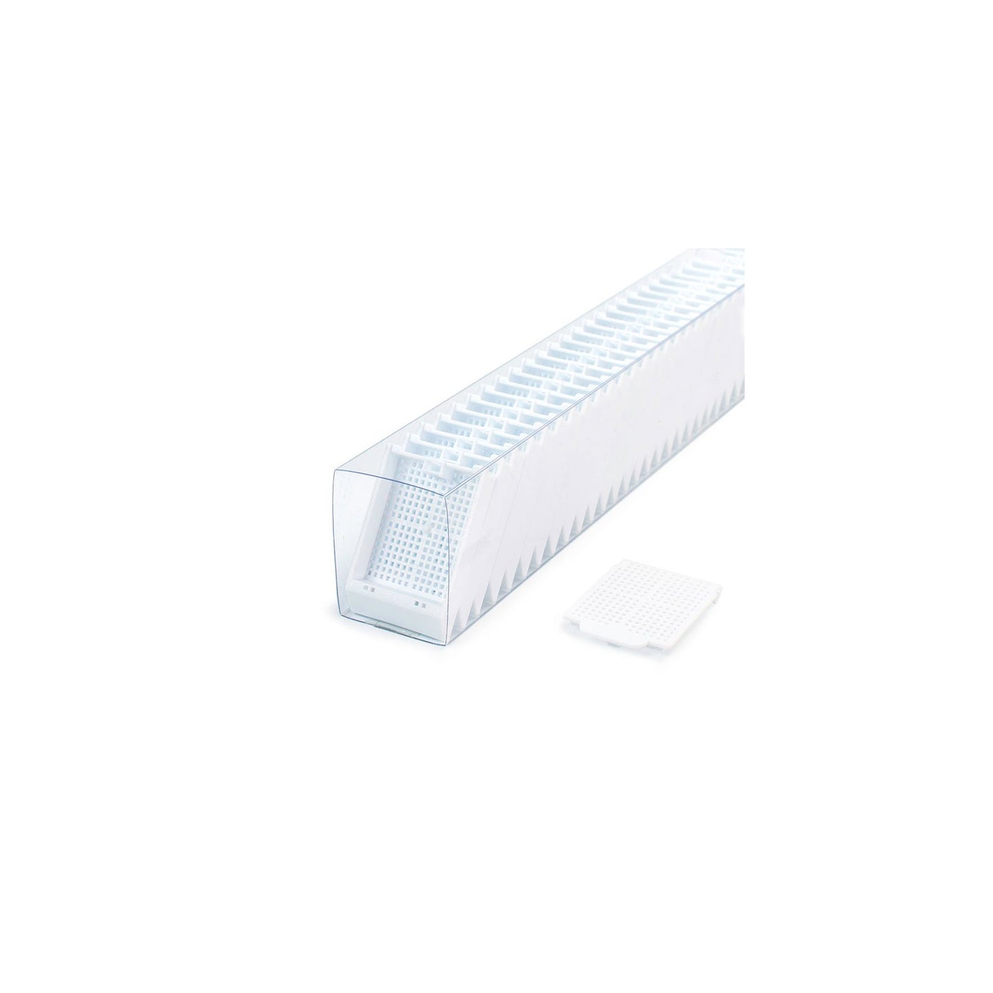 Histosette II Cassette in Quickload Sleeves, Biopsy, Fluorescent Green, (cassettes and lids packaged seperately), 750/cs