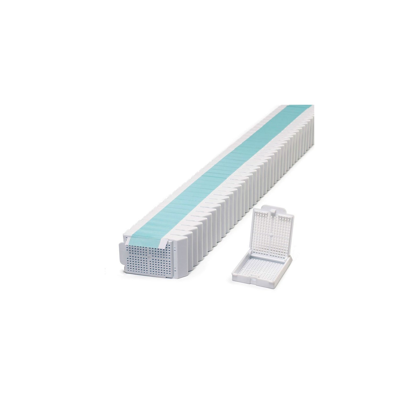 Histosette II Cassettes in Quickload Stack (Taped), Biopsy, White, 2000/cs