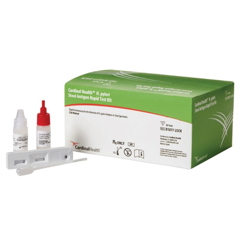 Rapid H. Pylori Stool Antigen Test Kit, 20 test/kt (Continental US Only)