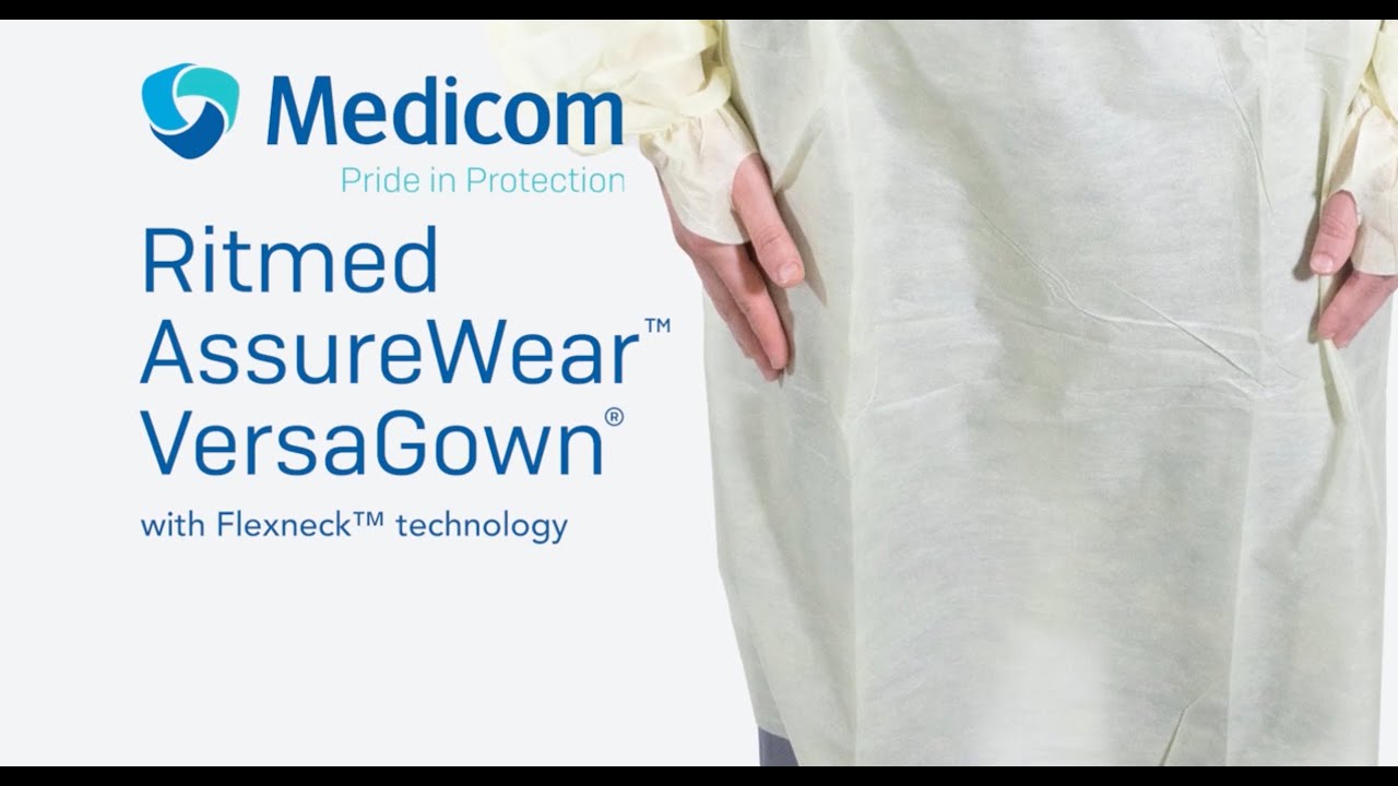 Isolation Gown, Yellow, Thumb Loop, X-Large, 10/pk, 10 pk/cs