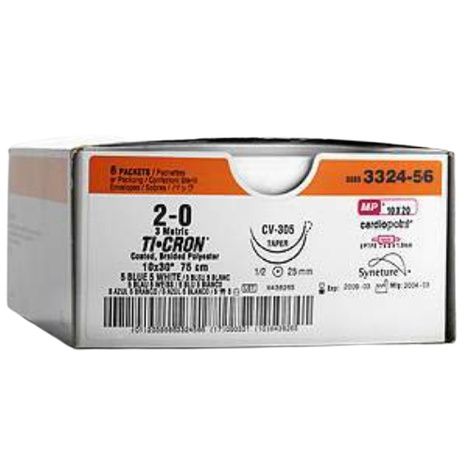 Suture, Reverse Cutting, Size 1, Blue, 30", Needle HOS-11, _ Circle, 3 dz/bx (Continental US Only)