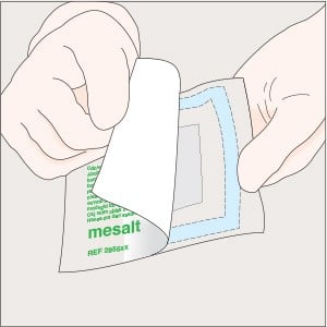 Ribbon Impregnated Would Dressing, _" x 39", 10/bx, 8bx/s (US Only)