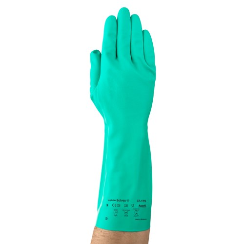 Industrial Nitrile Glove, Size 7, Green, 1 pr/bg, 12 bg/cs (US Only)