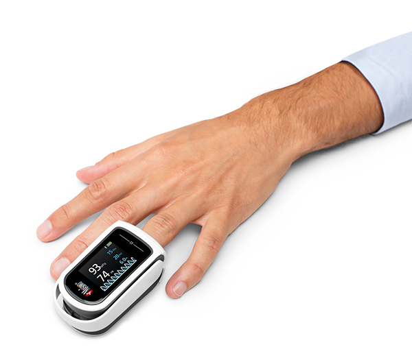 MightySat Rx Fingertip Pulse Oximeter, SpO2, PR, Pi, Pvi, RRp