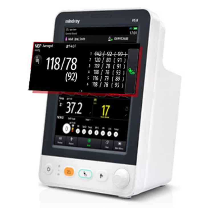 VS8 Vital Signs Monitor, non-invasive blood pressure and pulse rate TrueTemp (Continental US Only) (DROP SHIP ONLY) (Pricing Subject to Change without Notice)