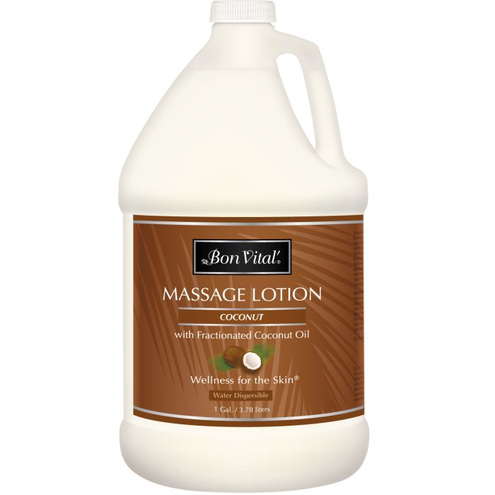 Coconut Massage Lotion, 1 Gallon Bottle, 4/cs (Cannot be sold to retail outlets and/ or Amazon) (US Only) (Part Number Change COMING SOON)