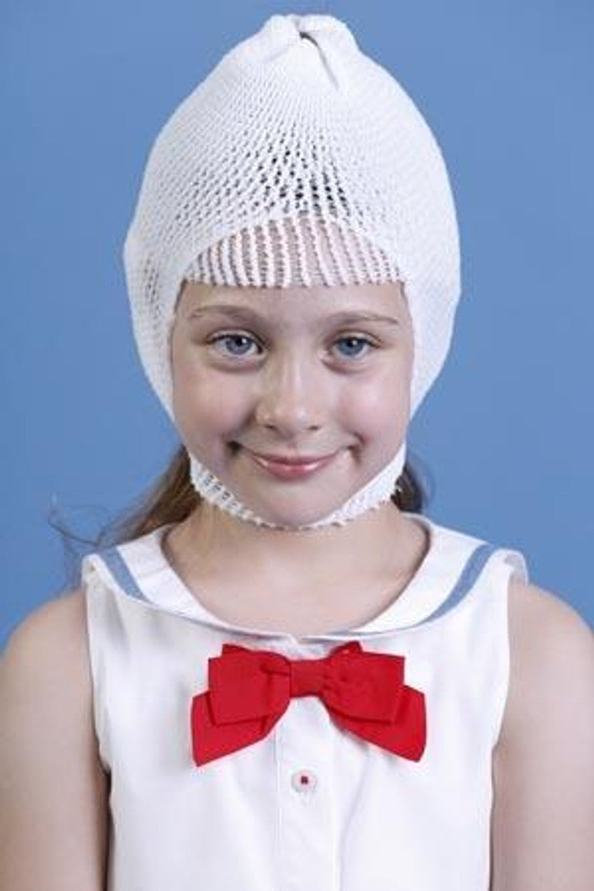 MT Spandage Tubular Retainer Net, Latex-Free, Pre-Cuts w/ Cut Outs, Average Size Forearm/Elbow, Size 4, Length 10in, 50/cs