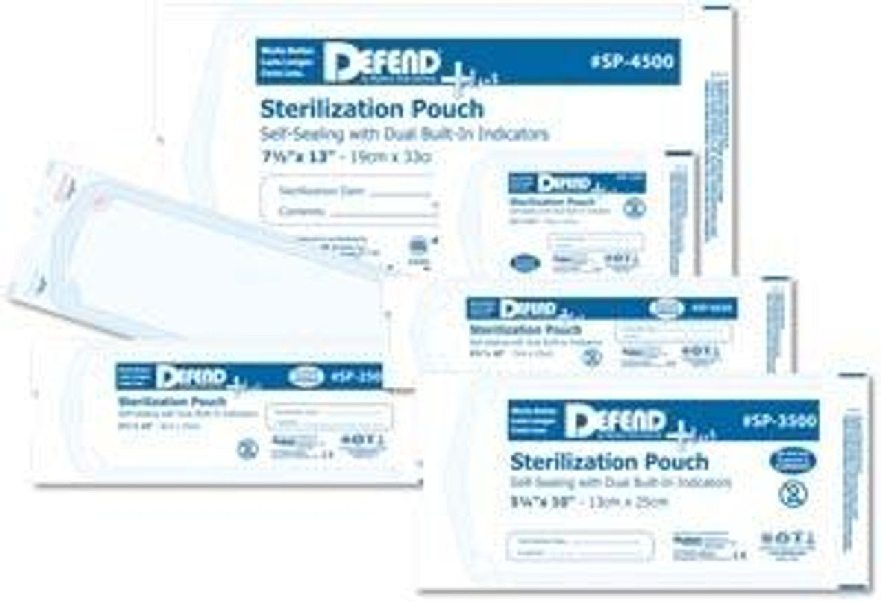 Self-Seal Sterilization Pouch, 2.25" x 2.75", 200/bx, 25bx/cs