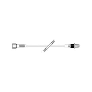 Extension Set, Male Luer Lock Adapter with Retractable Collar, 0.87 ml, 6.5" Length, Non-Pyrogenic, Contains DEHP, Sterile Fluid Path, 48/cs (Rx) (Continental US Only) (Product Access Restricted. Check with your sales rep to verify eligibility)