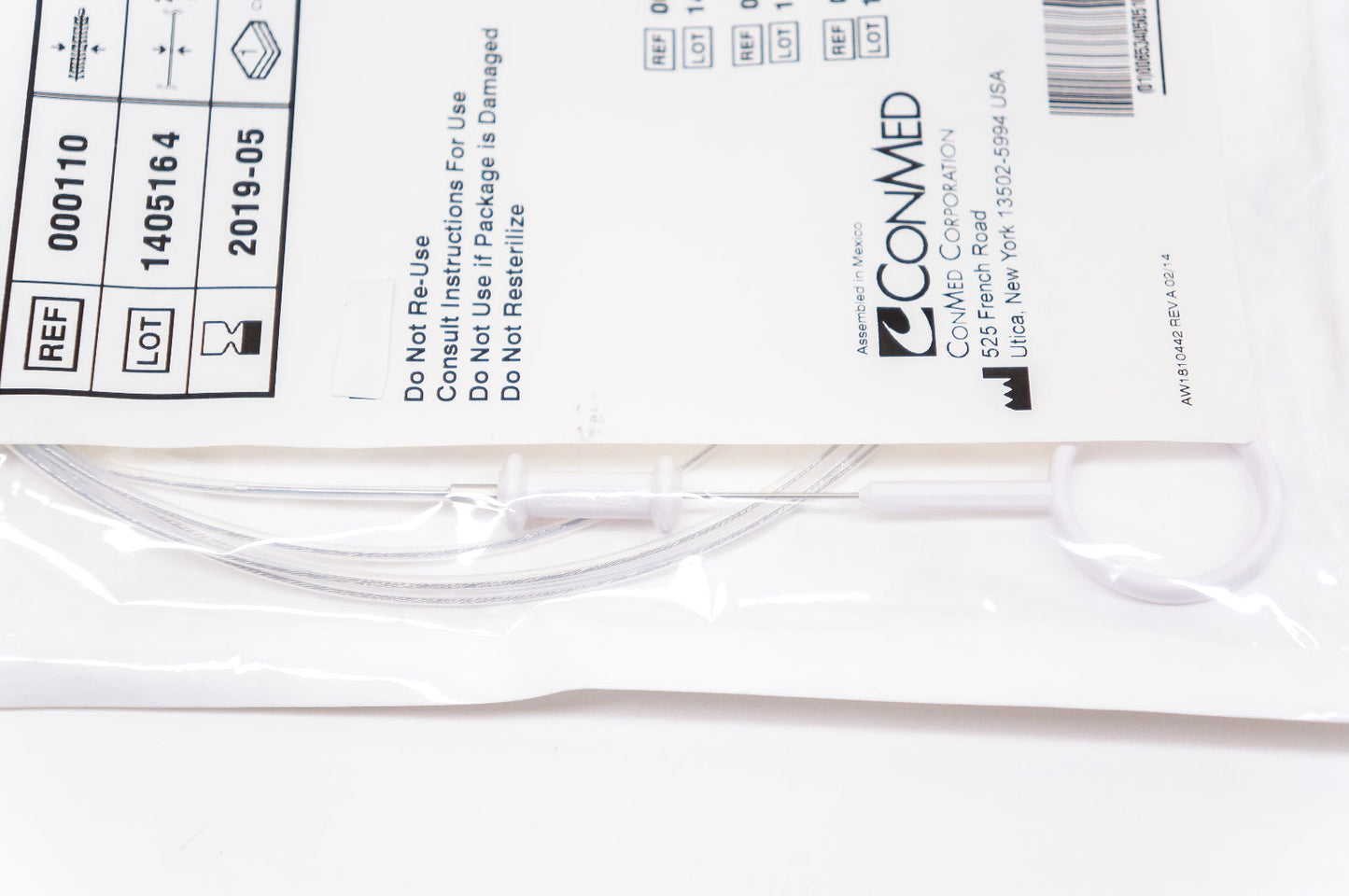 Colonoscope Cytology Brush, Colon, 3mm Brush Diameter, White, Ring Handle, 230cm, 2.1mm Shealth O.D., 20/cs