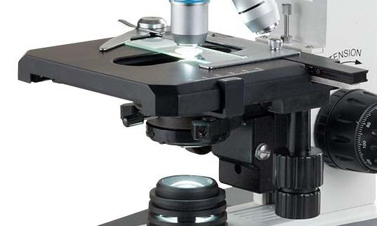 Accessories: Mechanical Stage, w/ ABBE NA 1.25 Condenser, Iris Diaphragm (US Only) (DROP SHIP ONLY)