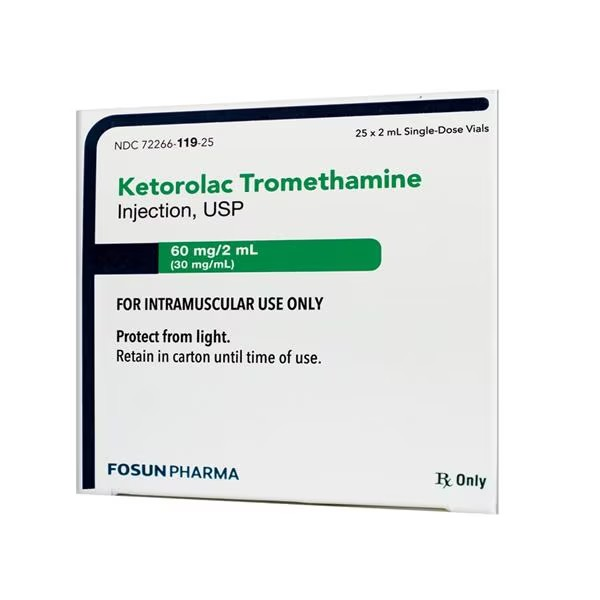 Ketorolac Injection 30mg/mL SDV 2mL 25/Package (72266011925)