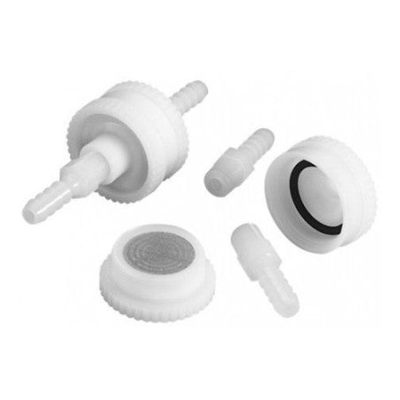 Filter Holder, 25mm, In-Line, Delrin Plastic, 6/pk