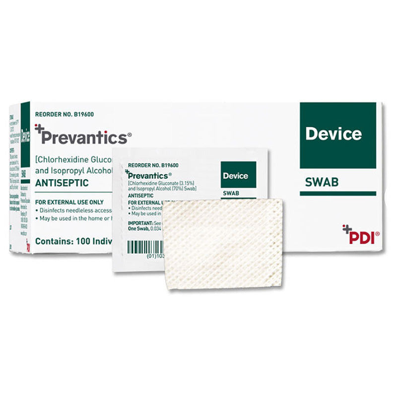 Prep Swab, 3.15% Chlorhexidine Gluconate & 70% (v/v) Isopropyl Alcohol, Skin Antiseptic, 100/bx, 10 bx/cs (147 cs/plt) (Minimum Expiry Lead is 90 days) (US Only) (Products cannot be sold on Amazon.com or any other 3rd party site)