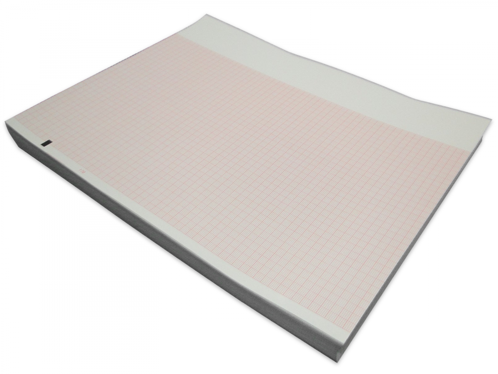 Thermal Paper, Cued with Header, 8_" x 11" (216mm x 279mm), For Use with ELI/BUR 250 & 250c, ELI/BUR 280 & ELI 350, 250 sheets/pk, 12 pk/cs (US Only)