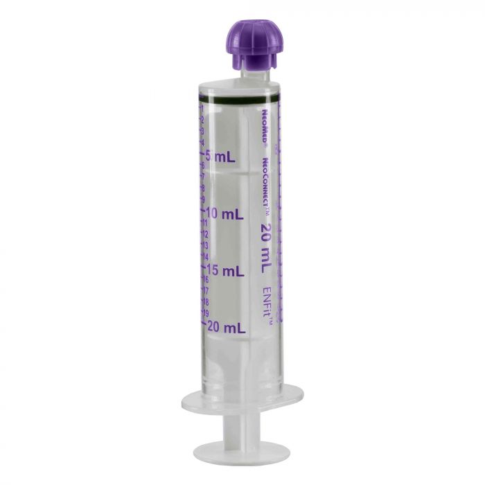 Oral Syringe, 20 mL, Purple Sterile, 100/cs (US Only) (Authorized Distributor Sub-Agreement Required - See Manufacturer Details Page)