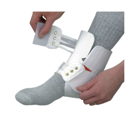 Ankle Brace, Fits 12" - 14", Large/X-Large, Black