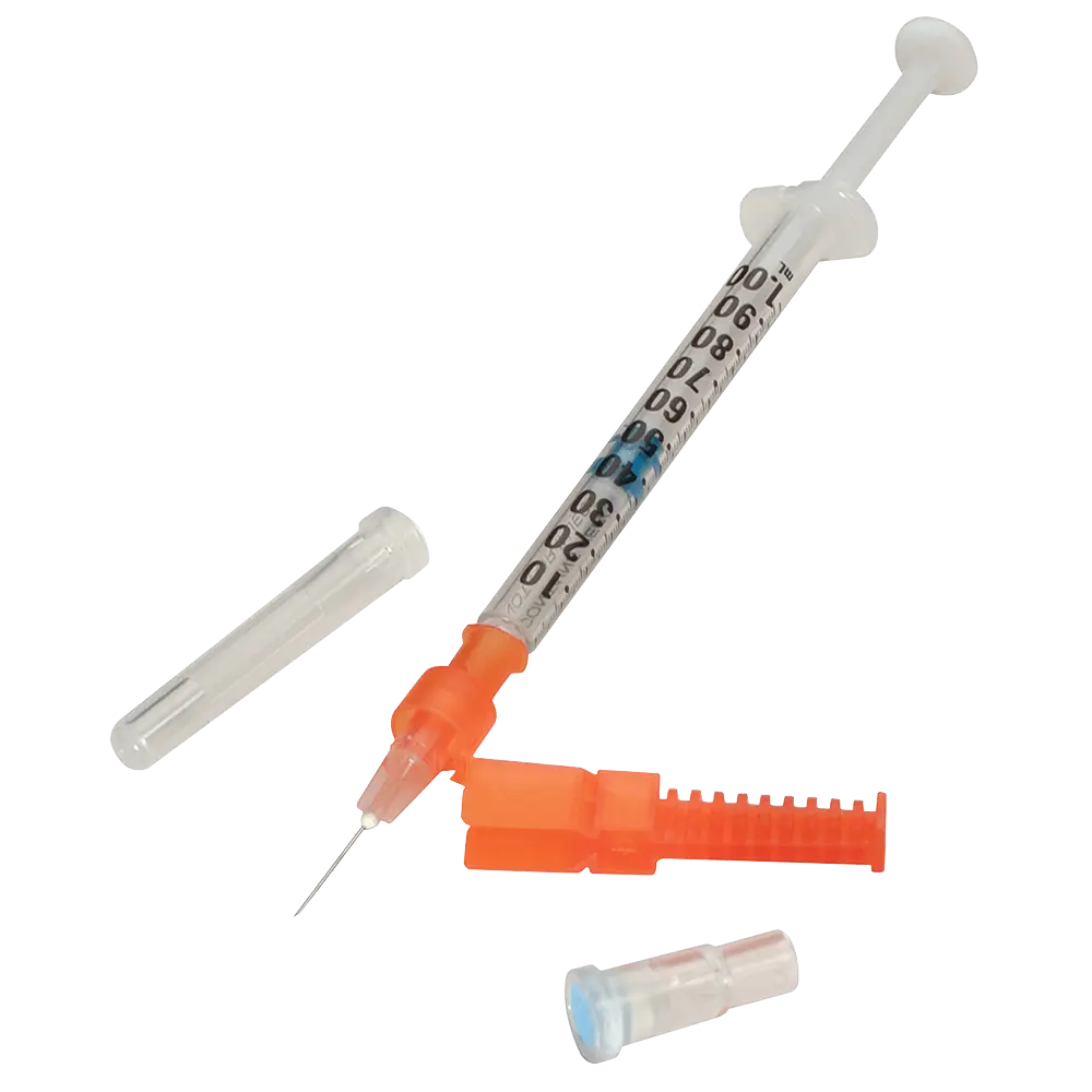 Pro-Vent Plus Dry Lithium Heparin, Full, 1 ml, Luer Slip Syringe w/ Filter-Pro Device, 25G x 5/8" Pre-Attached Needle with Needle-Pro Device, 23G x 1" Secondary Needle with Needle-Pro Device Attached, Support Kit, Iodophor Prep Pad, 100/cs (US Only)