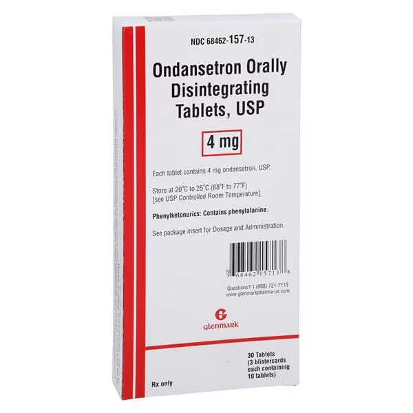 Ondansetron Orally Disintegrating Tablets 4mg Unit Dose Box 30/Bottle Each (68462015713)