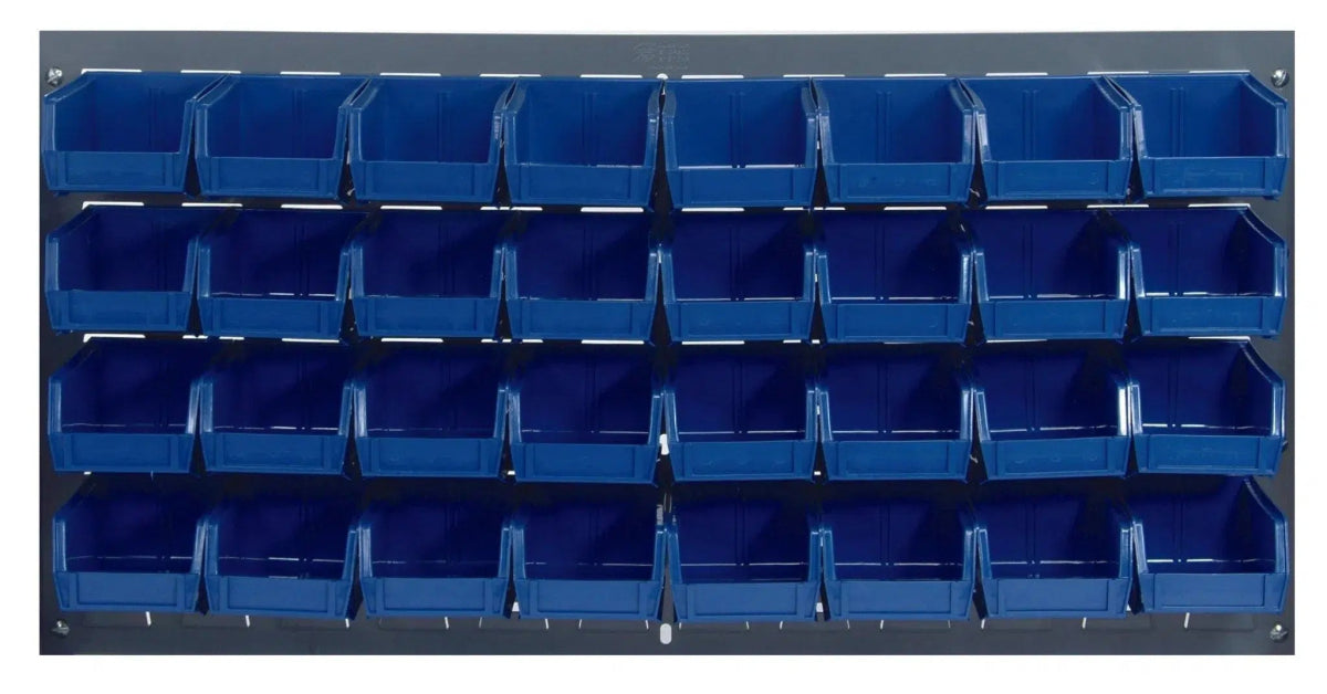 Flat Louvered Panel Only, 36"W x 19"H, Gray (DROP SHIP ONLY)