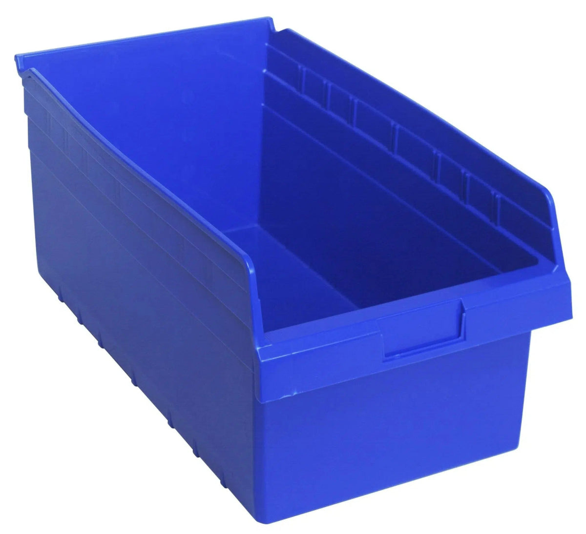 Shelf Bin, 17 7/8" x 11 1/8" x 8", Blue, 8/ctn (DROP SHIP ONLY)