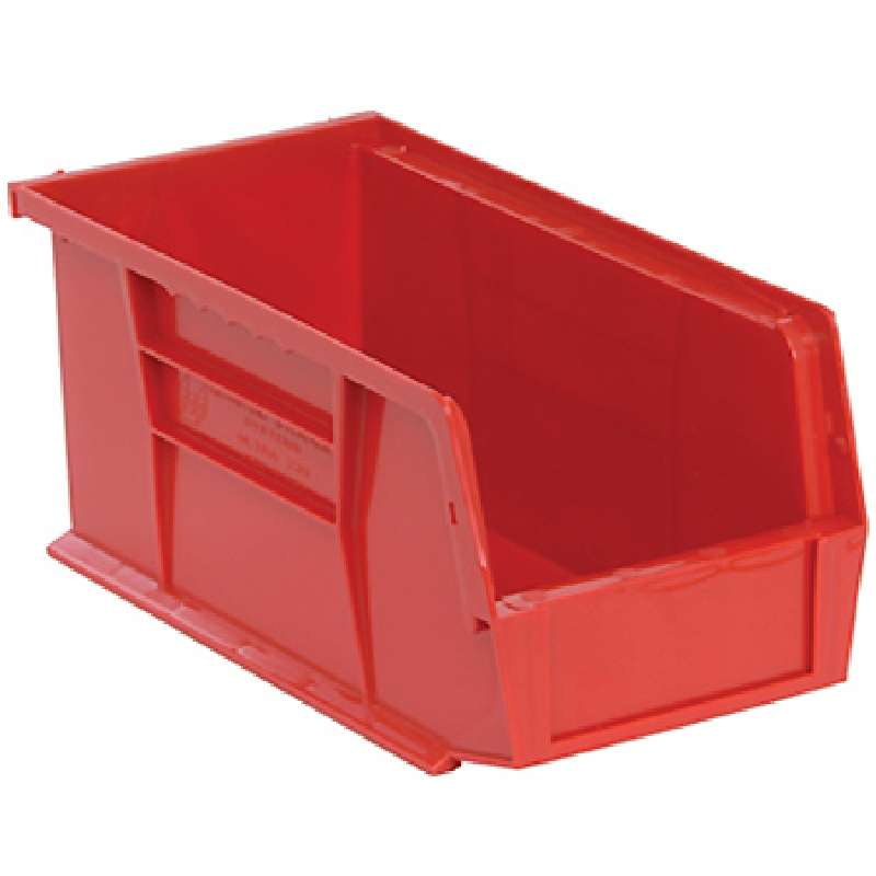 Bins, Stack and Hang, Red, 14-3/4" x 5-1/2" x 5", 12/ctn (DROP SHIP ONLY)