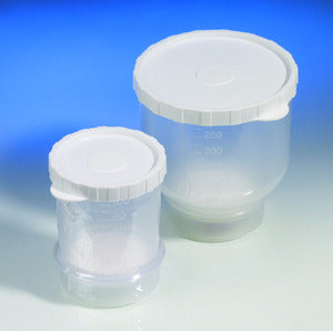 MicroFunnel Plus Filter Funnel with ME25 Membrane, 300mL, 0.45m, White, Gridded,Sterile, Individually Bagged, 20/pk (Short-Dated; Non-Returnable)