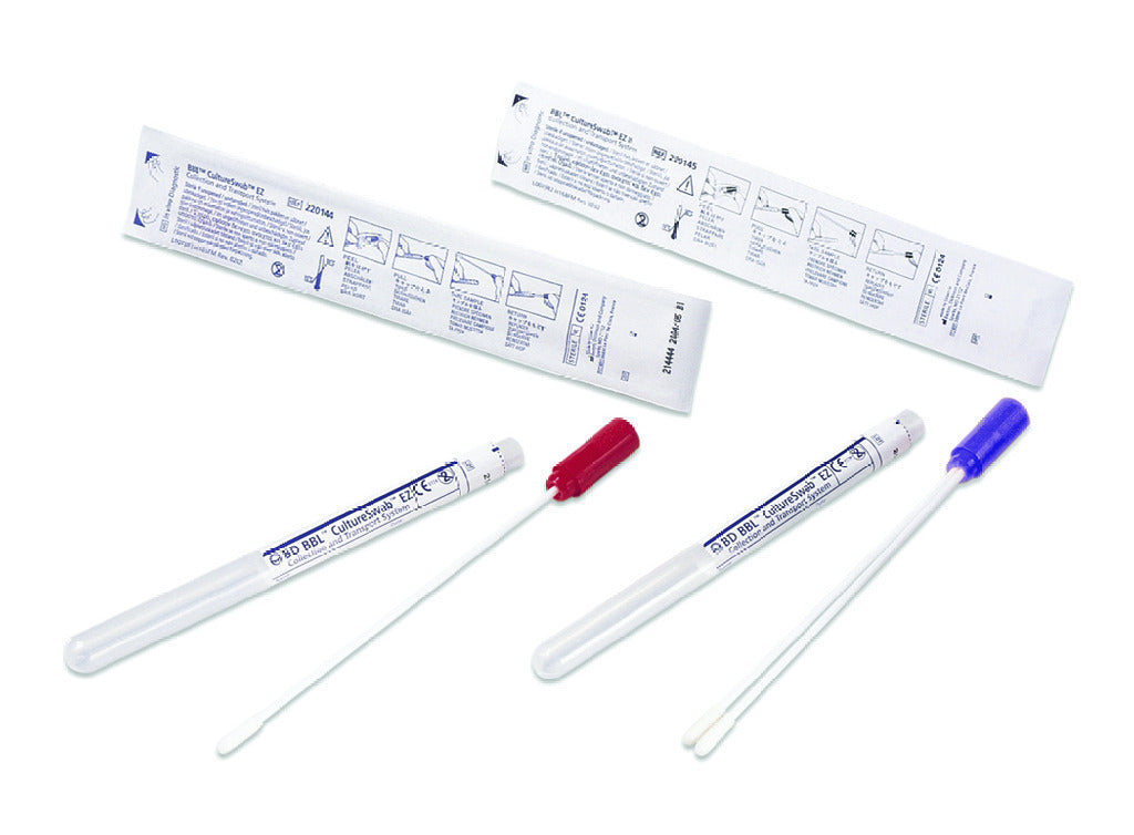 BBL CultureSwab EZ II Double Swab Format, 100/pk (Temp Sensitive; Short-Dated, Minimum Expiry Lead is 60 days; Non-returnable; Non-refundable) (Continental US Only) (Drop Ship Requires Pre-Approval)