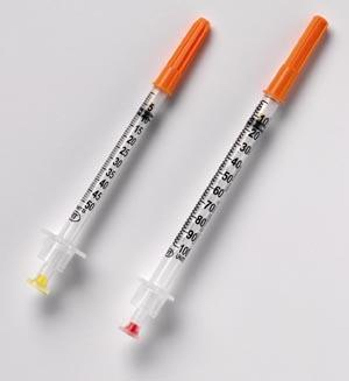 Safety Syringe, Insulin, 0.5ml, 30G x 5/16", U-100, 100/bx, 8 bx/cs