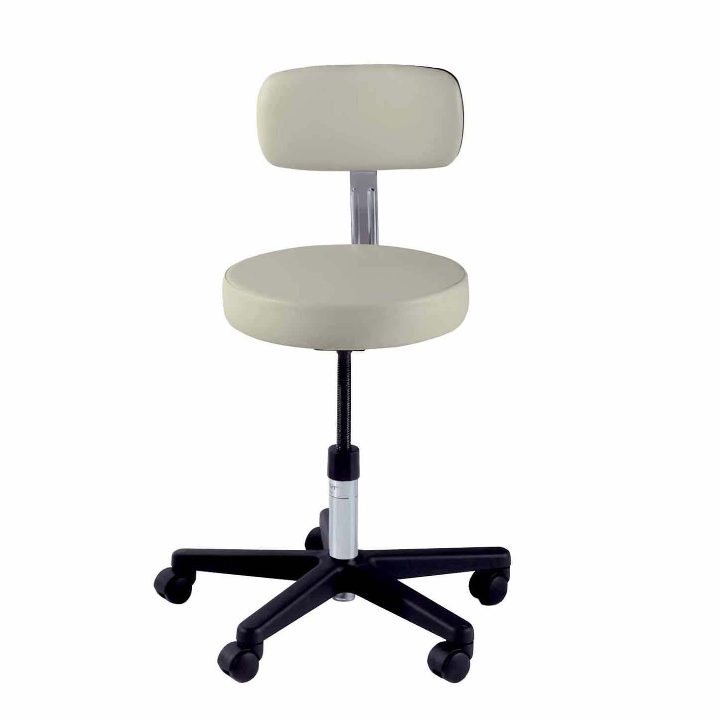 271 Basic Stool, With Back, Manually Adjustable, Robust Brown (US Only) (DROP SHIP ONLY) (Delivery Info Sheet Required)