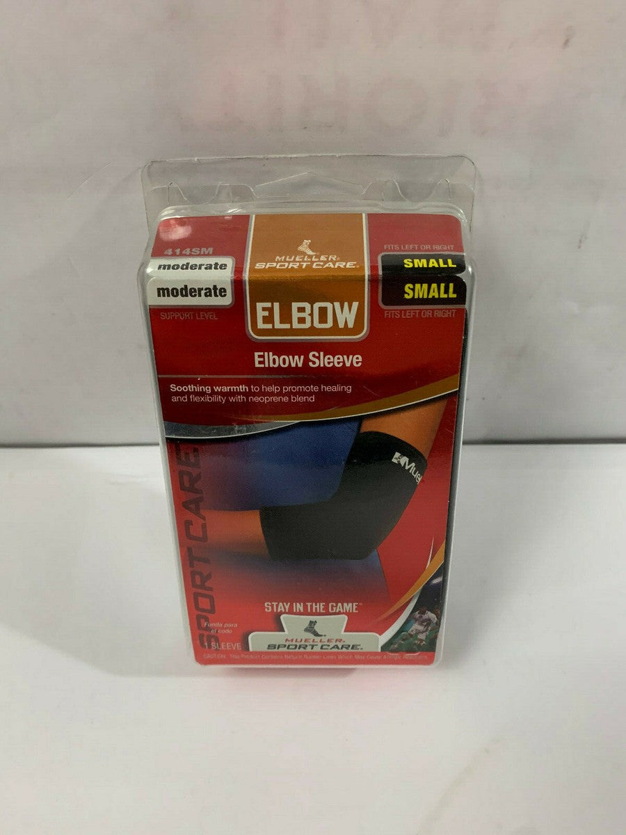 Neoprene Elbow Sleeve, Black, Small (Products are only available for sale in the U.S. Products cannot be sold on Amazon.com or any other 3rd party platform without prior approval by Mueller.)