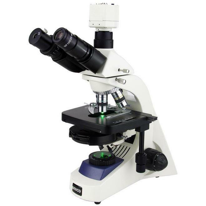 Microscope, Binocular, 10X Widefield Eyepiece, 4X Infinity Plan, 10X, 40X & 100X Infinity Plan Phase, Mechanical Stage, 6V/ 20V Halogen Illumination (US Only) (DROP SHIP ONLY)