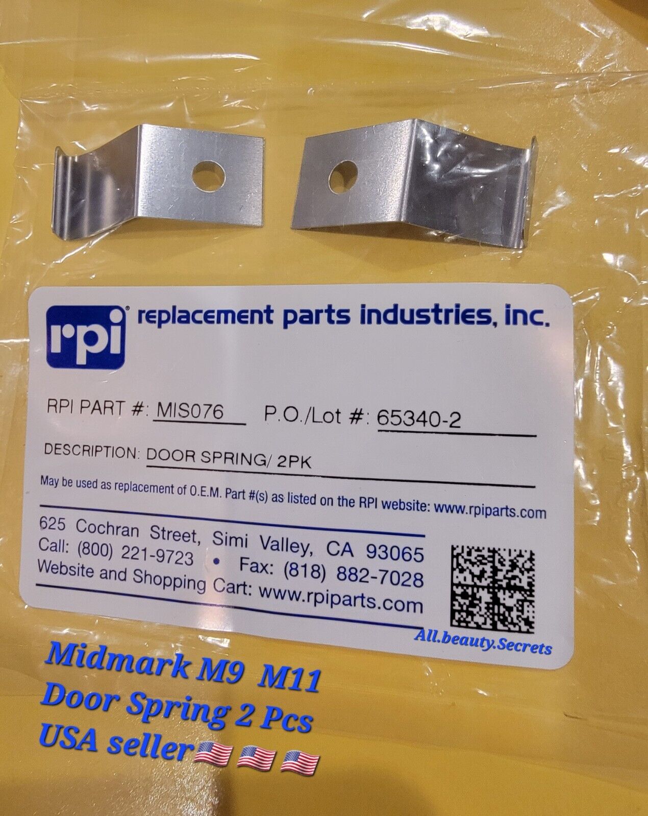Top Cover Kit, M11-04X, Ritter (US Only) (DROP SHIP ONLY) (Delivery Info Sheet Required)
