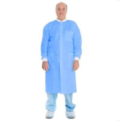 Basic Plus Lab Coat, Blue, XX-Large, 25/cs (US Only)