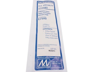 Sponge, Laparotomy, Prewashed, Sterile, 18inx18in, W, XR, 200/cs