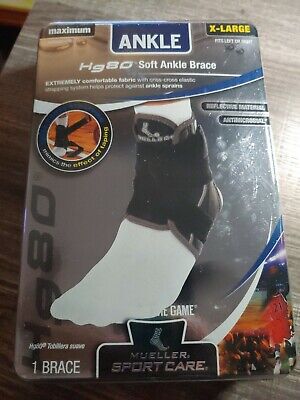 Hg80 Premium Soft Ankle Brace, X-Large (Products are only available for sale in the U.S. Products cannot be sold on Amazon.com or any other 3rd party platform without prior approval by Mueller.)