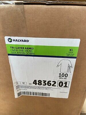 Isolation Gown, Over-the-Head, SMS, Yellow, X-Large, 300/cs (US Only)