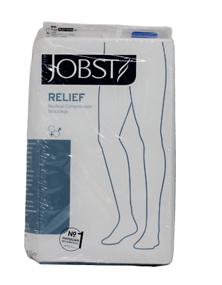 Compression Stocking, Thigh Relief, 15-20mmhg, Closed Toe, Silicone Band, Petite Large, Beige, 1/pr (Continental US Only)