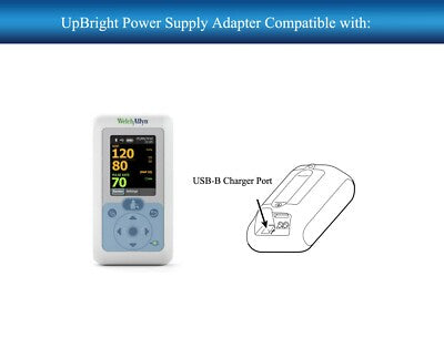 Power Cord Assembly, for Handheld, Desk or Wall Mounted ProBP 3400, North America (US Only)