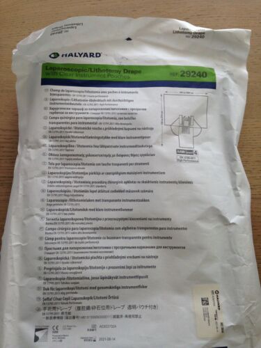 Laparoscopy/ Lithotomy Drape with Instrument Pouches, 104" x 35" x 35", Sterile, 15/cs (US Only)