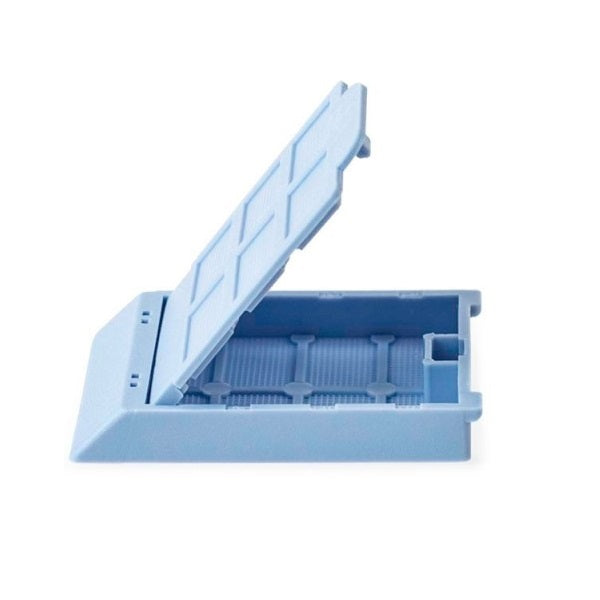 Microsette I Cassettes, Biopsy, Blue, 250/bx, 4 bx/cs