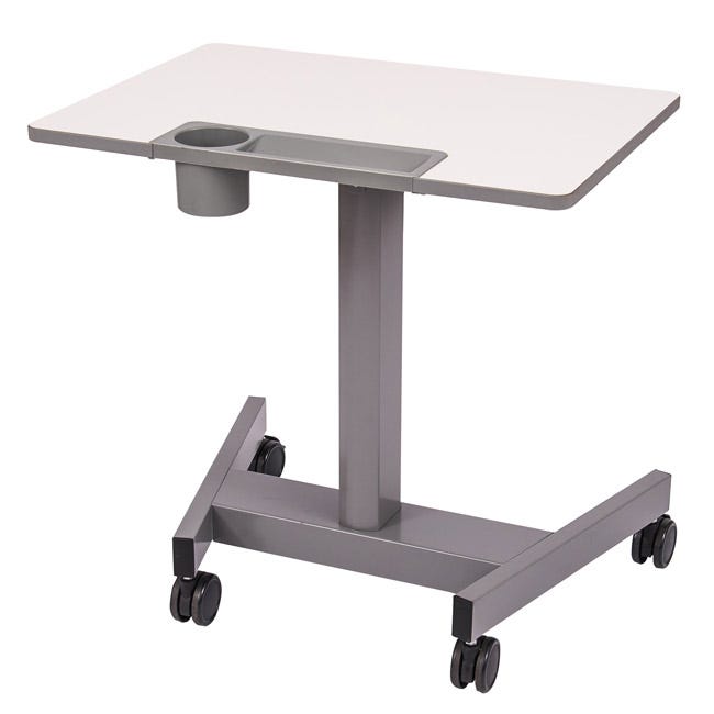 Pneumatic Sit-Stand Desk, Overall: 27.5"W x 19.5"D x 29" to 43.5"H
