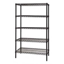 Wire Shelf, 24"W x 36"L, Black (DROP SHIP ONLY)