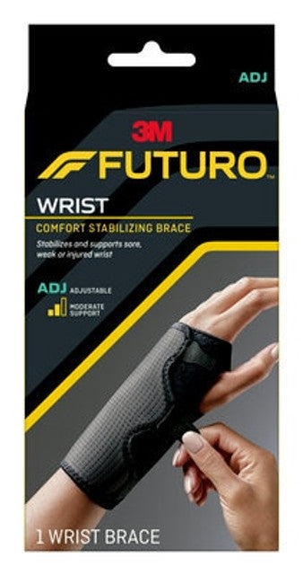 FUTURO Comfort Stabilizing Wrist Brace, Adjustable, 2/ctn, 6 ctn/cs (Continental US+HI Only)