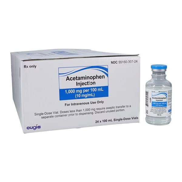 Acetaminophen Injection 10mg/mL SDV 100mL 24/Package (55150030724)