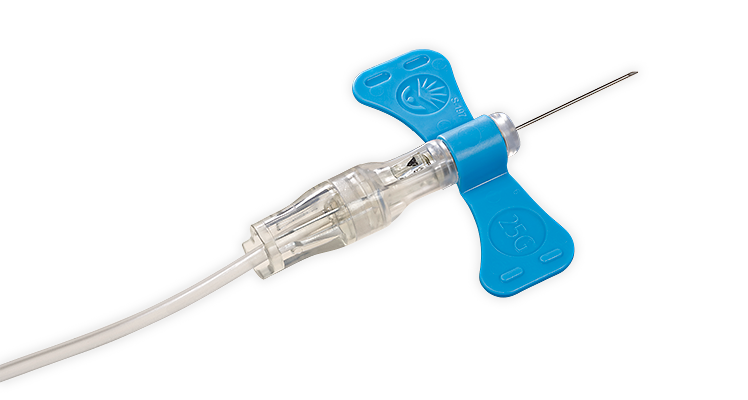 Blood Collection Set, UltraTouch Push Button with Pre-Attached Holder, 23G, 12" Tubing, 100/cs (Continental US Only) (Drop Ship Requires Pre-Approval)