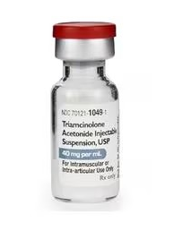 Triamcinolone Acetonide Injection 40mg/mL SDV 1mL 25/Package (70121104905)